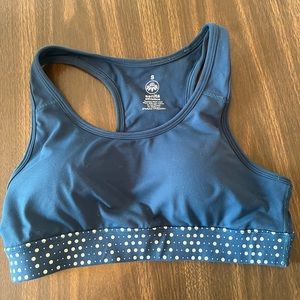 Senita Athletics Sarah Sports Bra - Blue Reflective size small